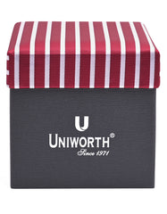 Red Stripe Cufflink Tie Set