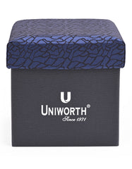 Navy Self Cufflink Tie Set