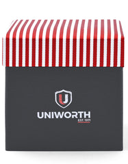 Red Stripe Cufflink Tie Set