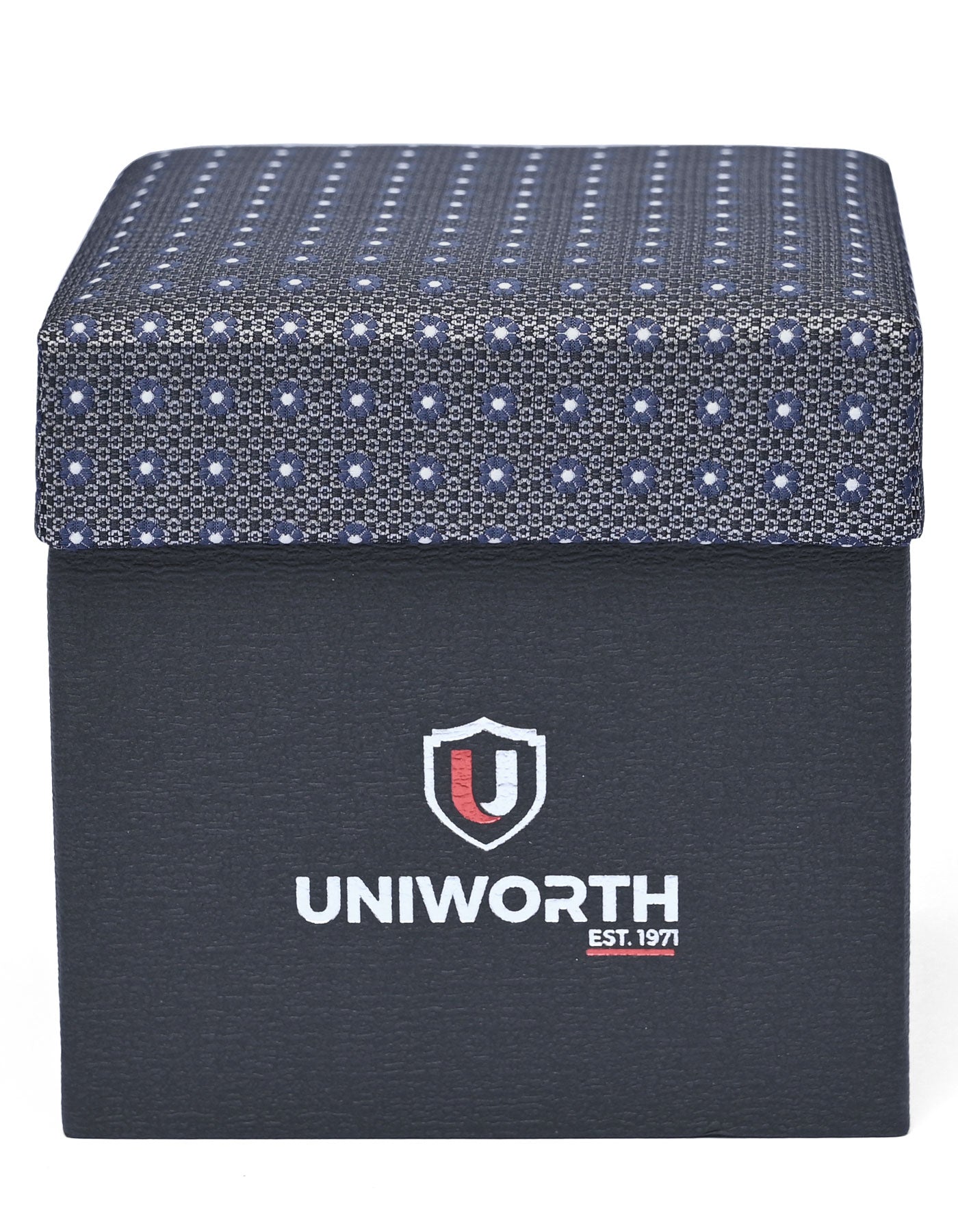 Grey Dotted Cufflink Tie Set