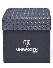 Grey Dotted Cufflink Tie Set