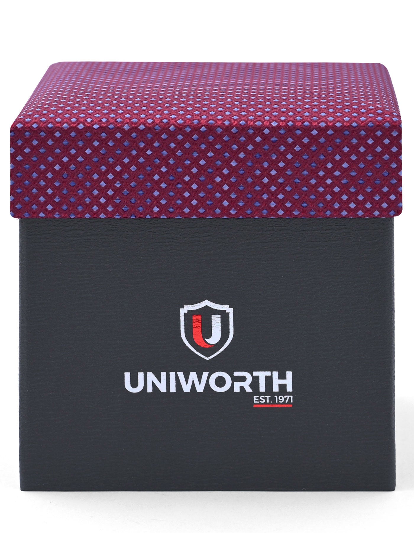 Red Dotted Cufflink Tie Set