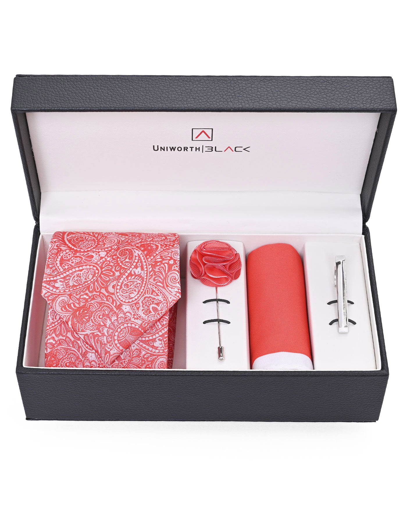 Pink Paisley Men Accessories Box