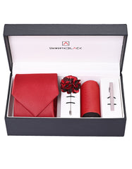 Red Texture Men Accessories Box