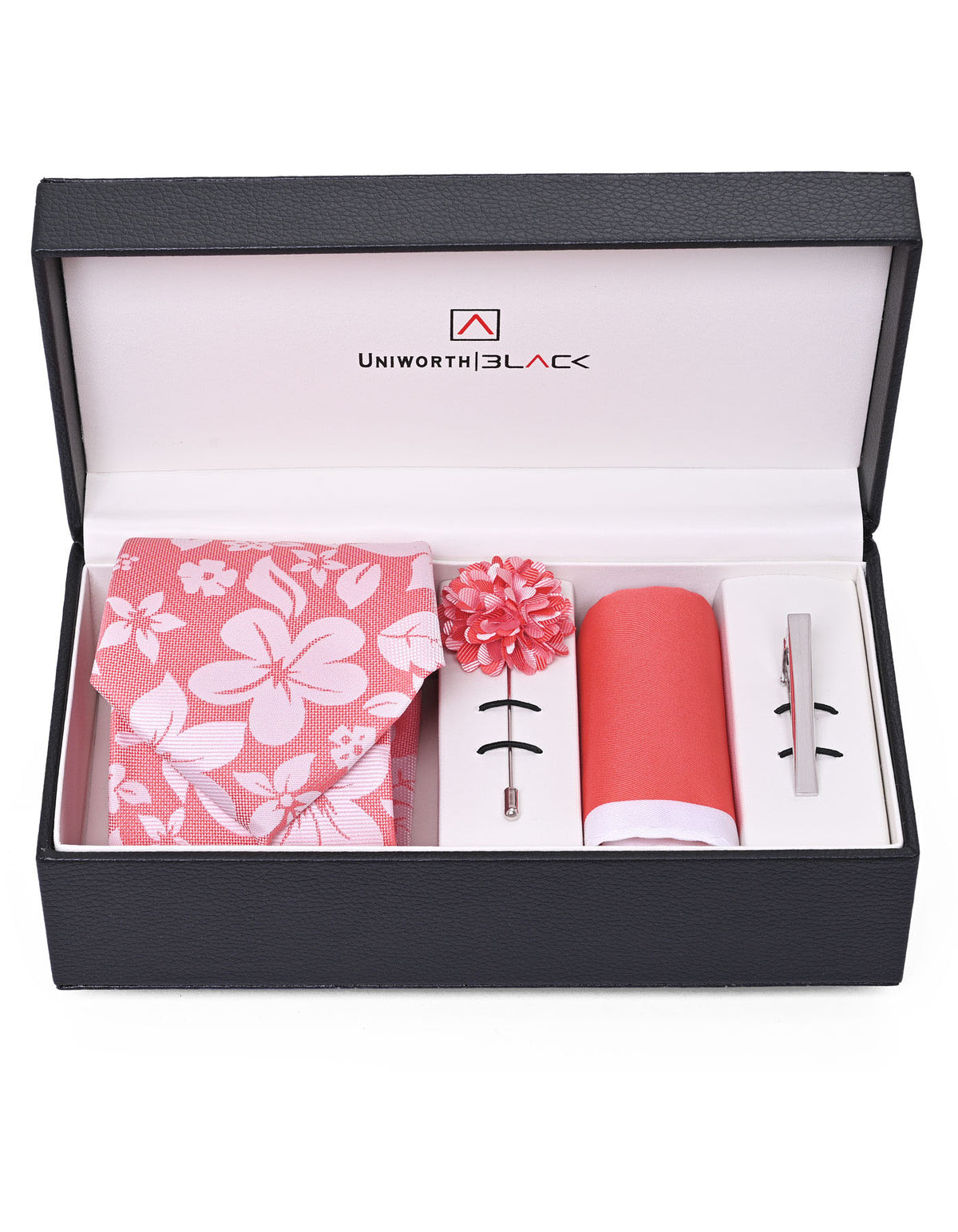 Pink Floral Men Accessories Box