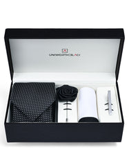Black Dotted Men Accessories Box