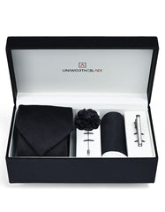 Black Texture Men Accessories Box