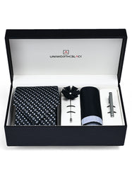 Black Geometric Men Accessories Box