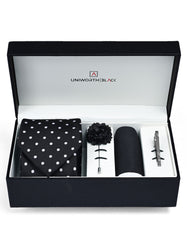 Black Dotted Men Accessories Box