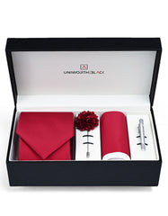 Red Plain Men Accessories Box