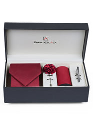 Red Geometric Men Accessories Box