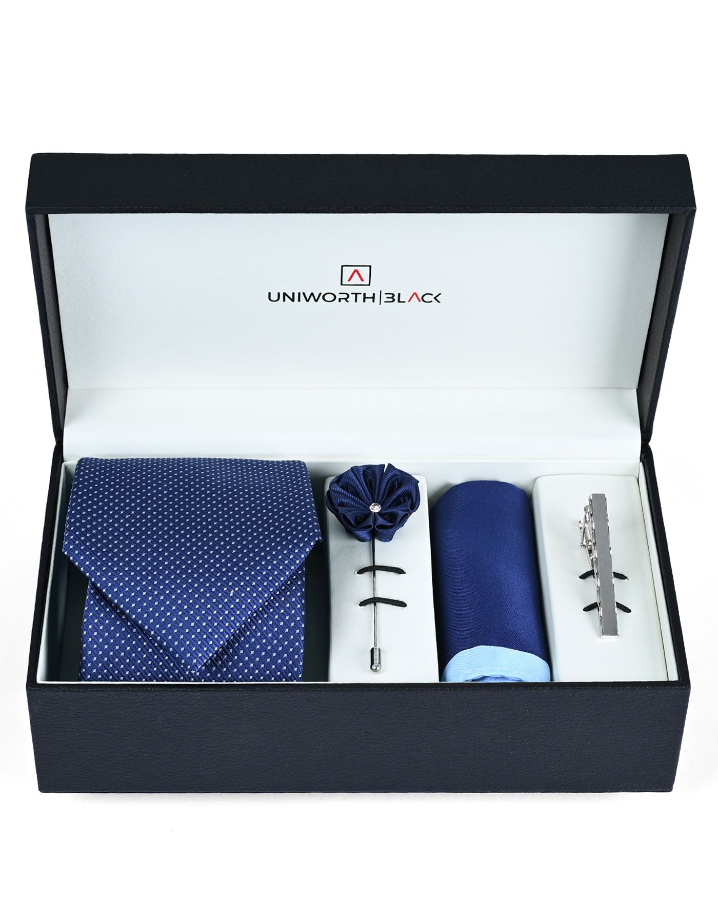 Blue Dotted Men Accessories Box