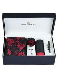 Red Paisley Men Accessories Box