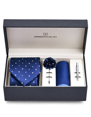 Blue Paisley Men Accessories Box