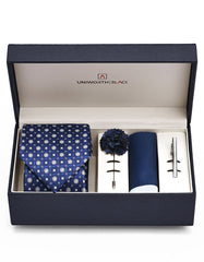 D Blue Texture Men Accessories Box
