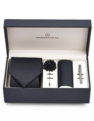 Black Geometric Men Accessories Box