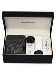 Black Dotted Men Accessories Box