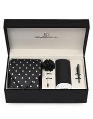 Black Dotted Men Accessories Box
