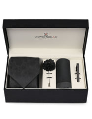 Black Paisley Men Accessories Box