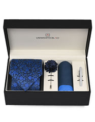 Blue Floral Men Accessories Box