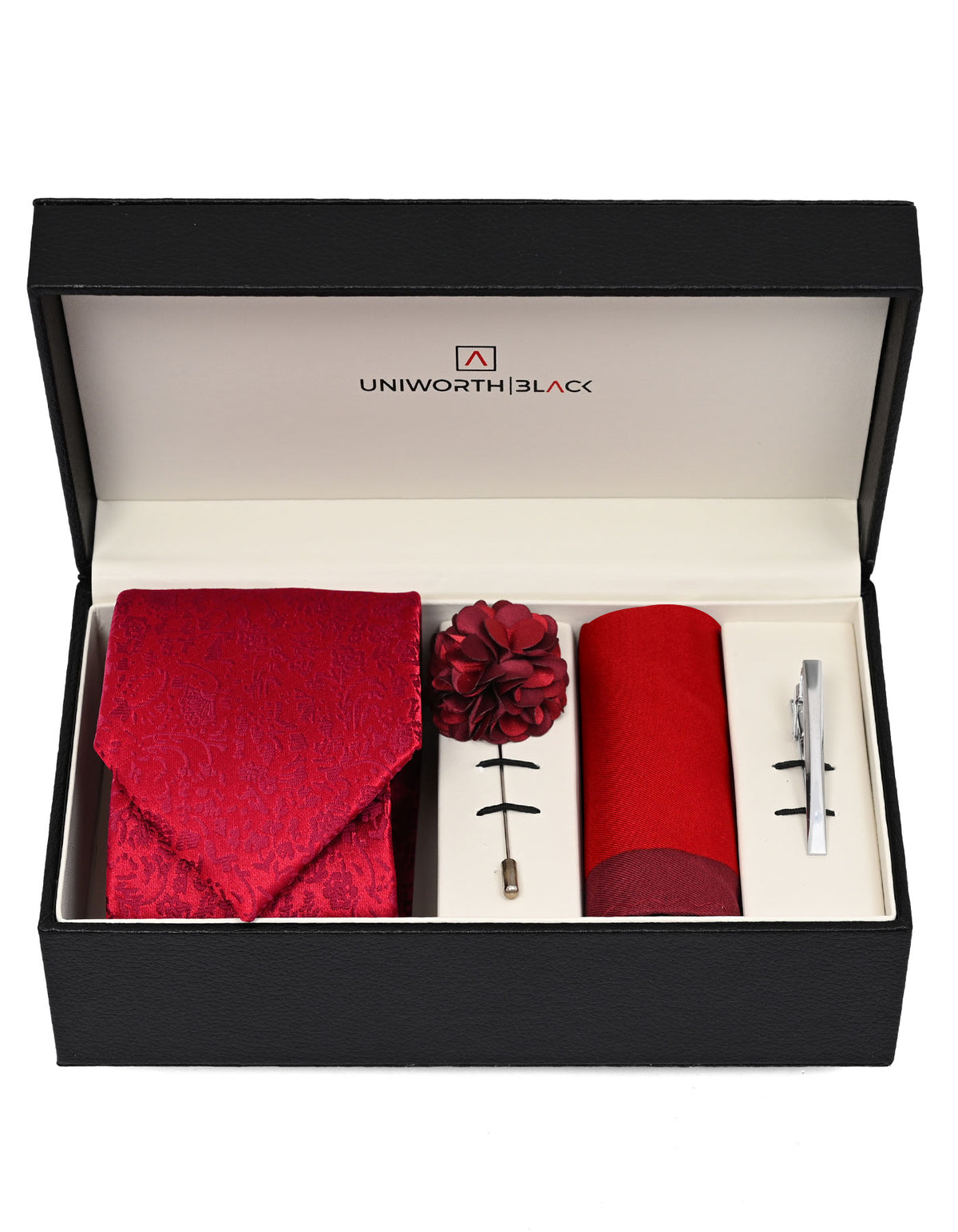 Red Paisley Men Accessories Box