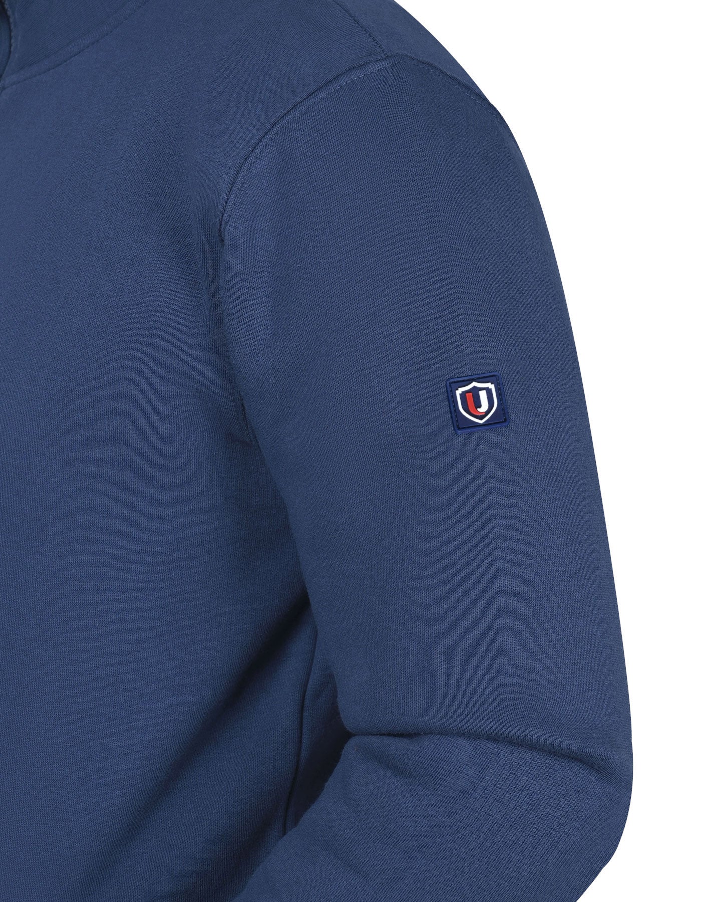 Zipper M Blue L HZ2402 Uniworth Half Zipper HZ2402-L