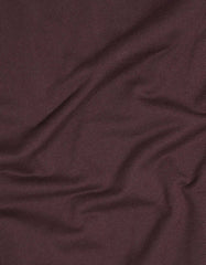 Brown Plain Relax Fit Half Zipper