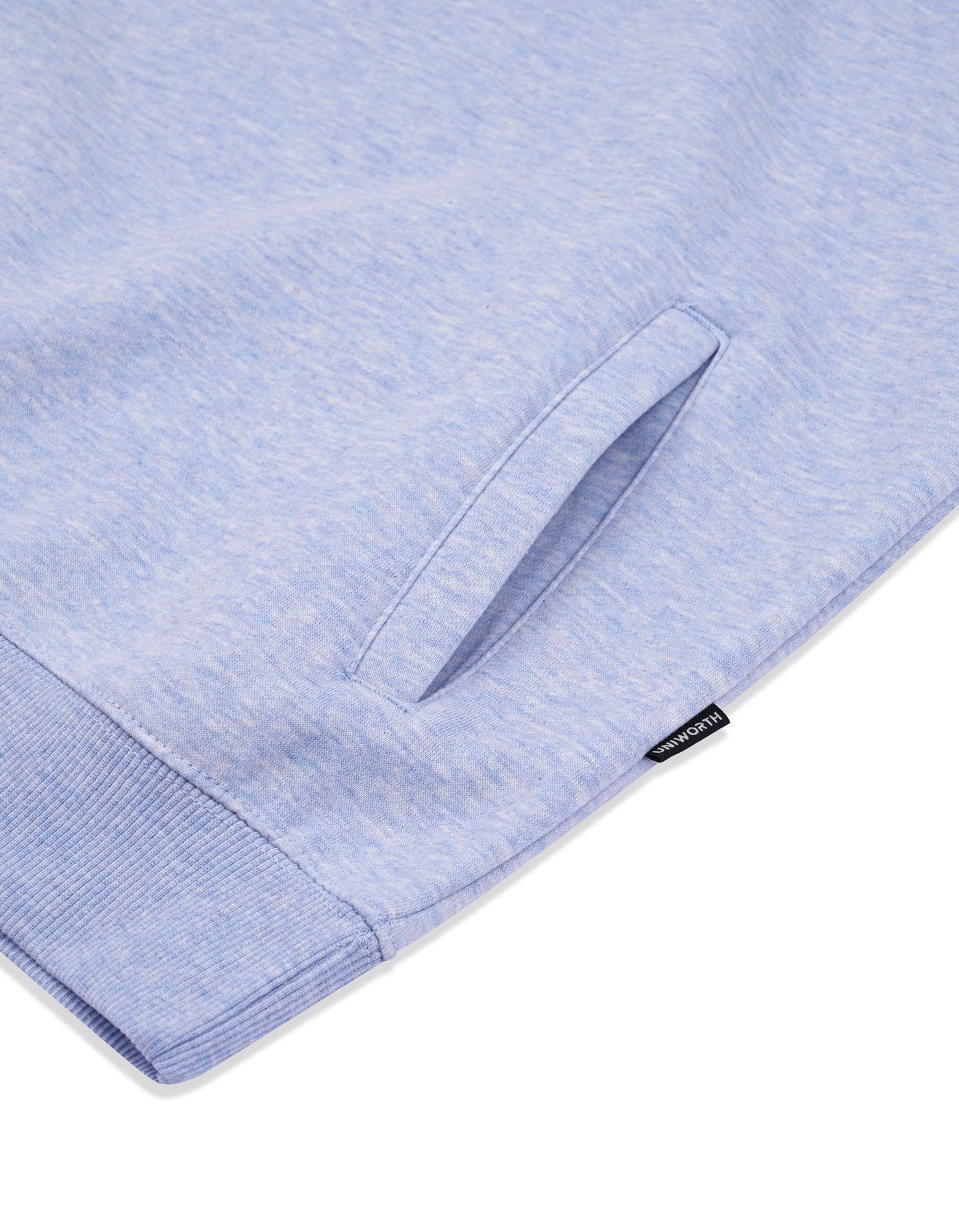 Plain Sky Blue Melange HZ2605-XL
