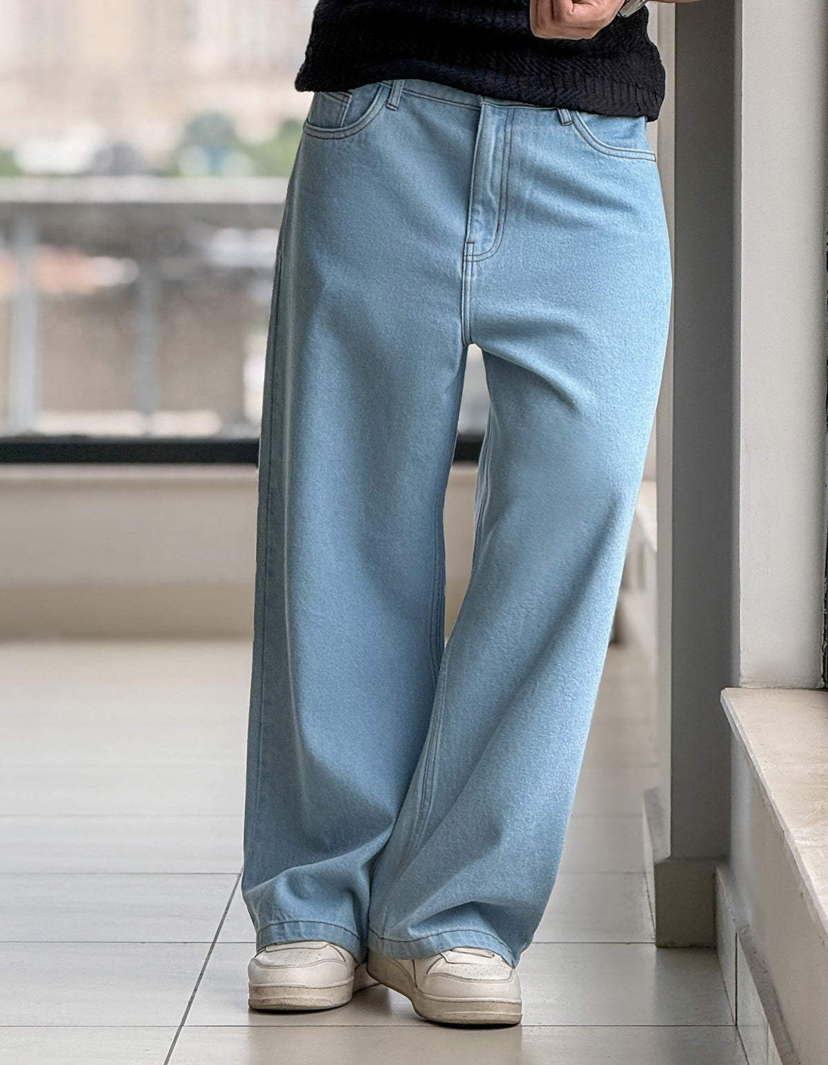 Acid Blue Relaxed Fit Classic Denim
