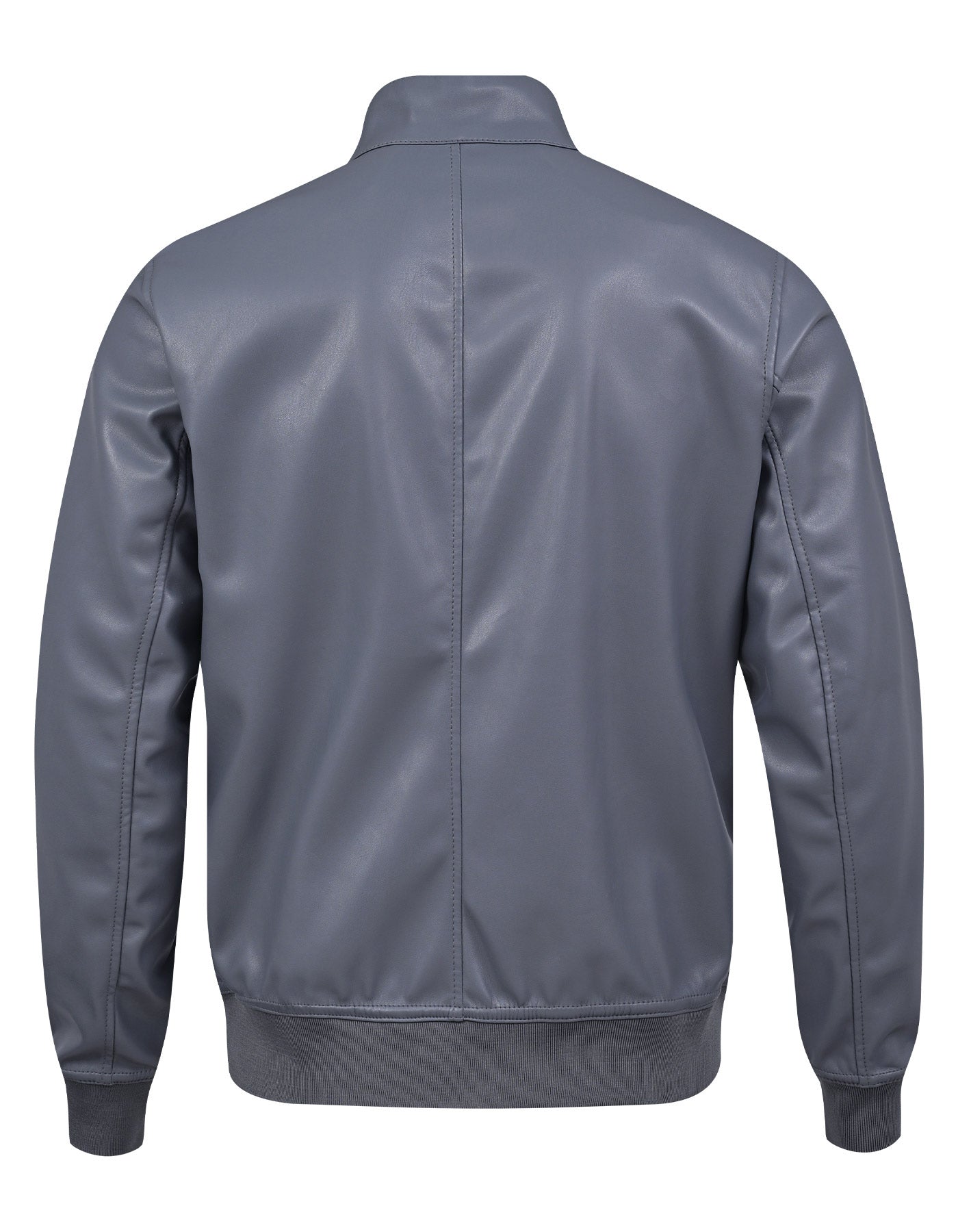 Grey Plain Reversible Bomber Jacket