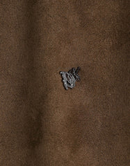 Brown Plain Bomber Jacket
