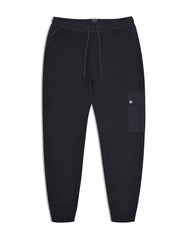 Black Texture Sweatpants