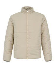 Fawn Plain Mock Neck Puffer Jacket