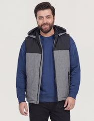 Grey Plain Gilet Jacket