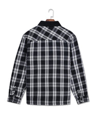 Black Check Aviator Jacket