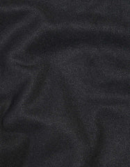 Black Plain Wool Jacket