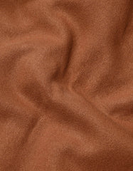 Camel Plain Wool Jacket