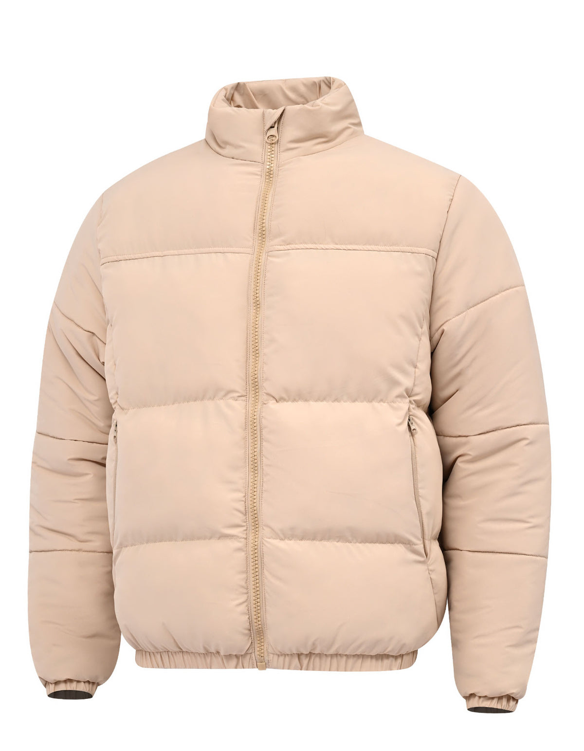 Beige Puffer Jacket JK2610-2-S