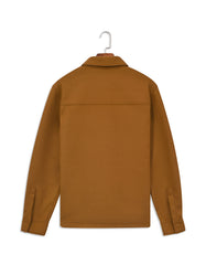 Camel Premium Wool Blend Casual Jacket