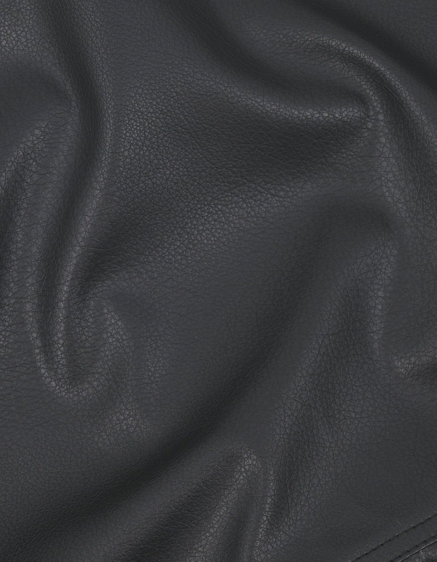 Black Plain Extrawide Collar Bomber Jacket