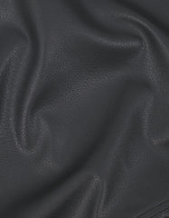 Black Plain Extrawide Collar Bomber Jacket