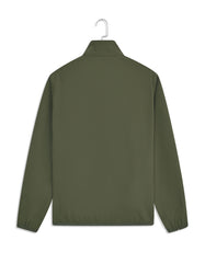 Olive Utility Windbreaker Jacket