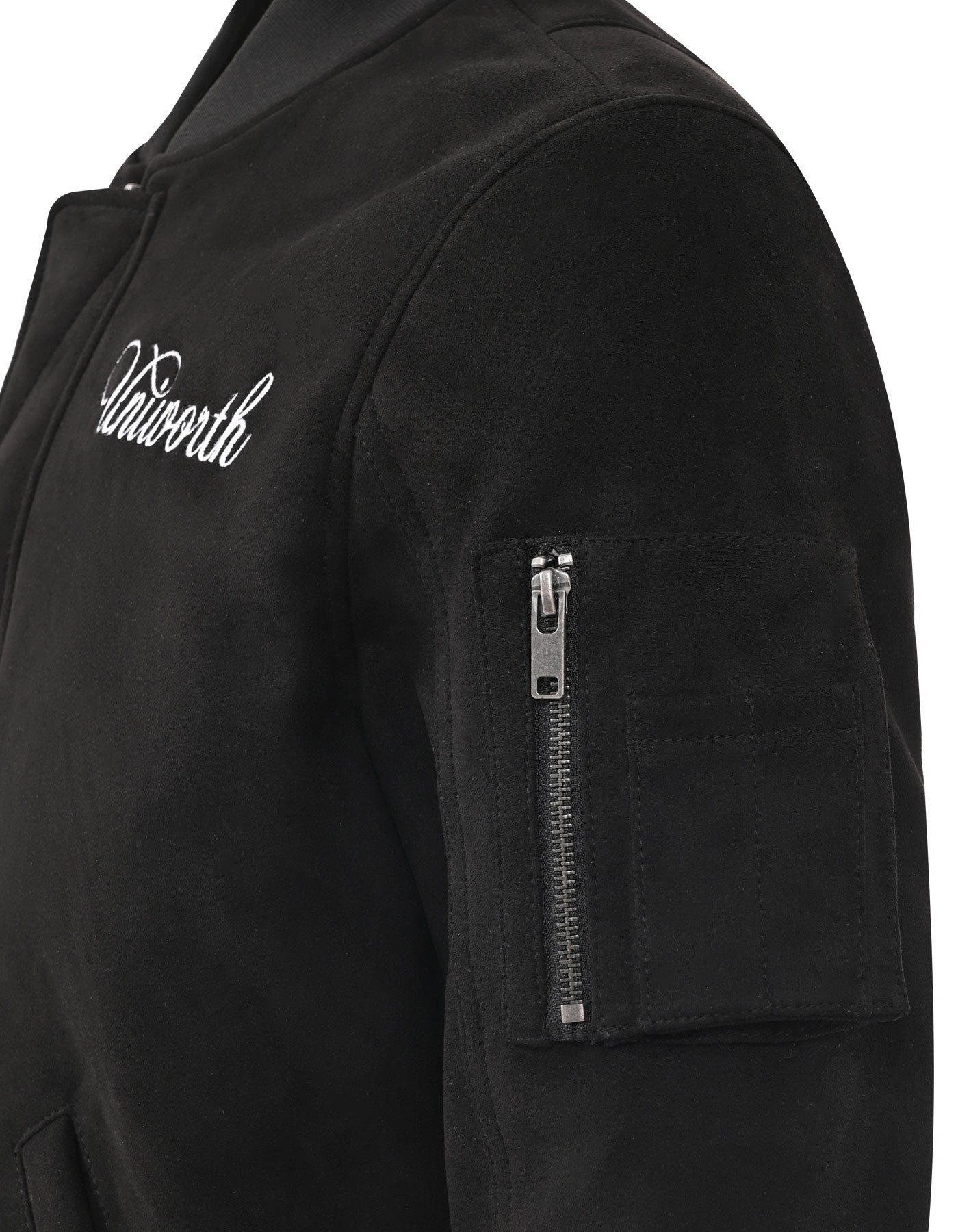 Black Signature Bomber Jacket
