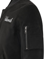 Black Signature Bomber Jacket
