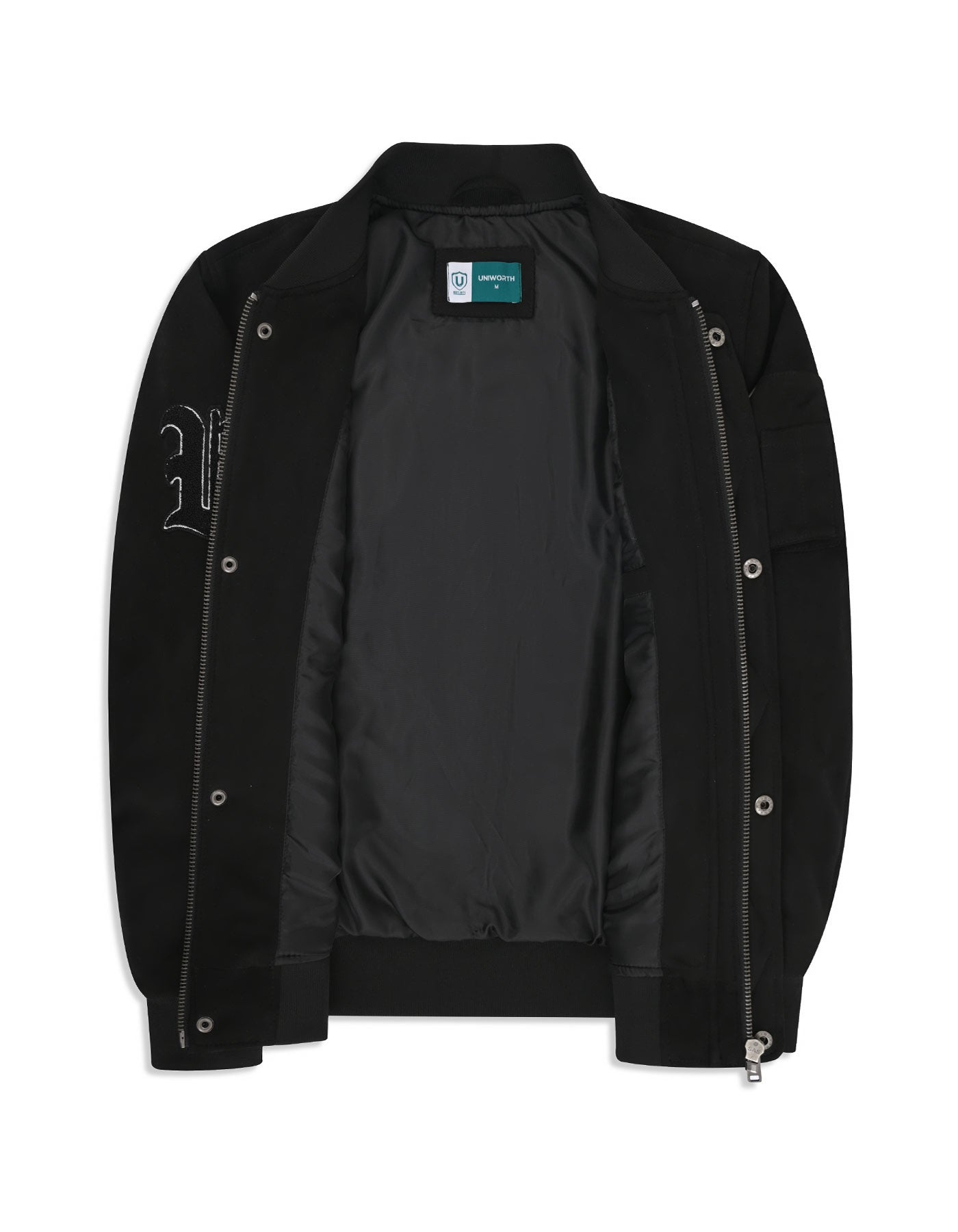 Black Bomber Jacket JK2619-L
