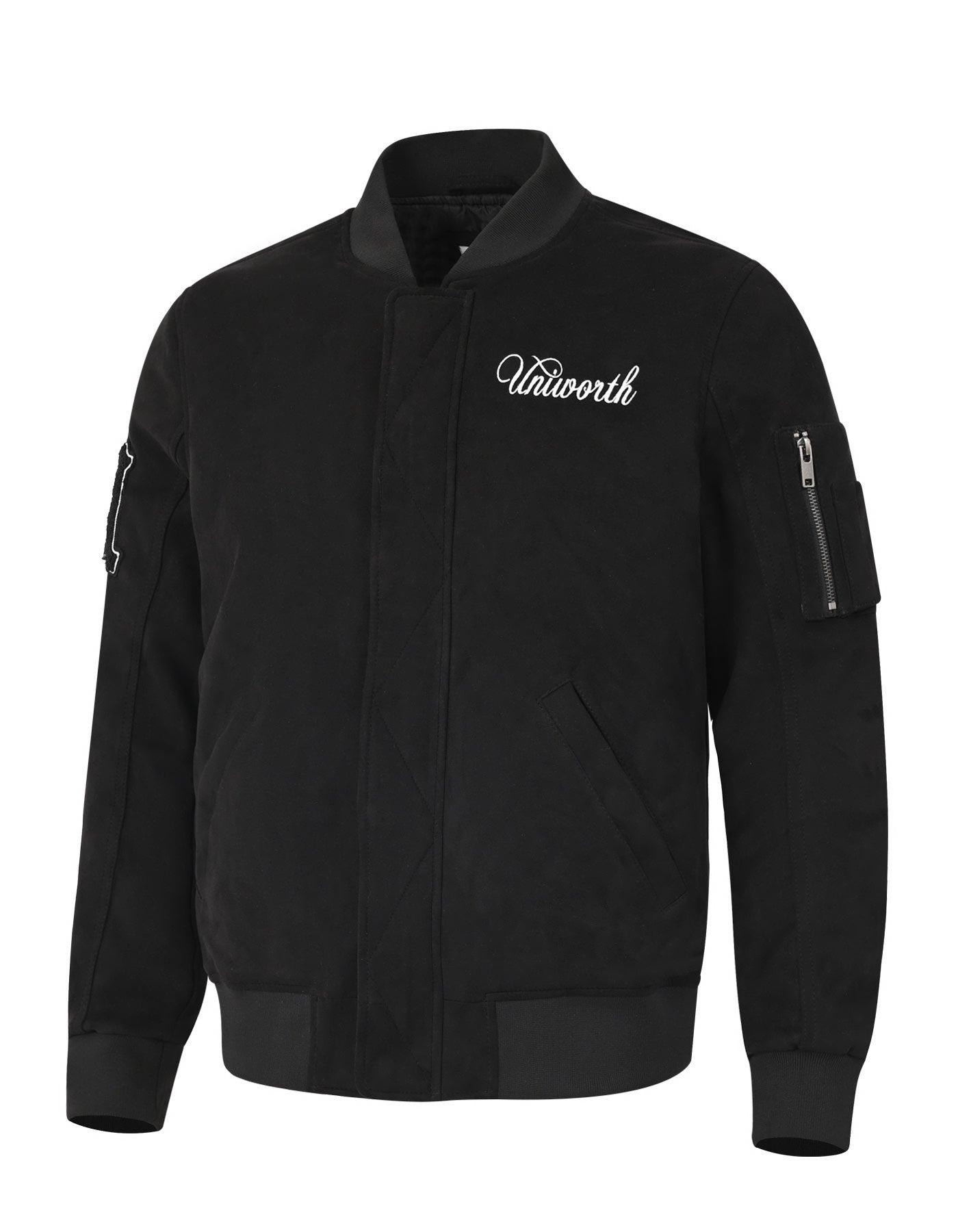 Black Bomber Jacket JK2619-S
