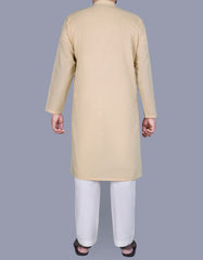 Beige Plain Kurta K2300-3-L