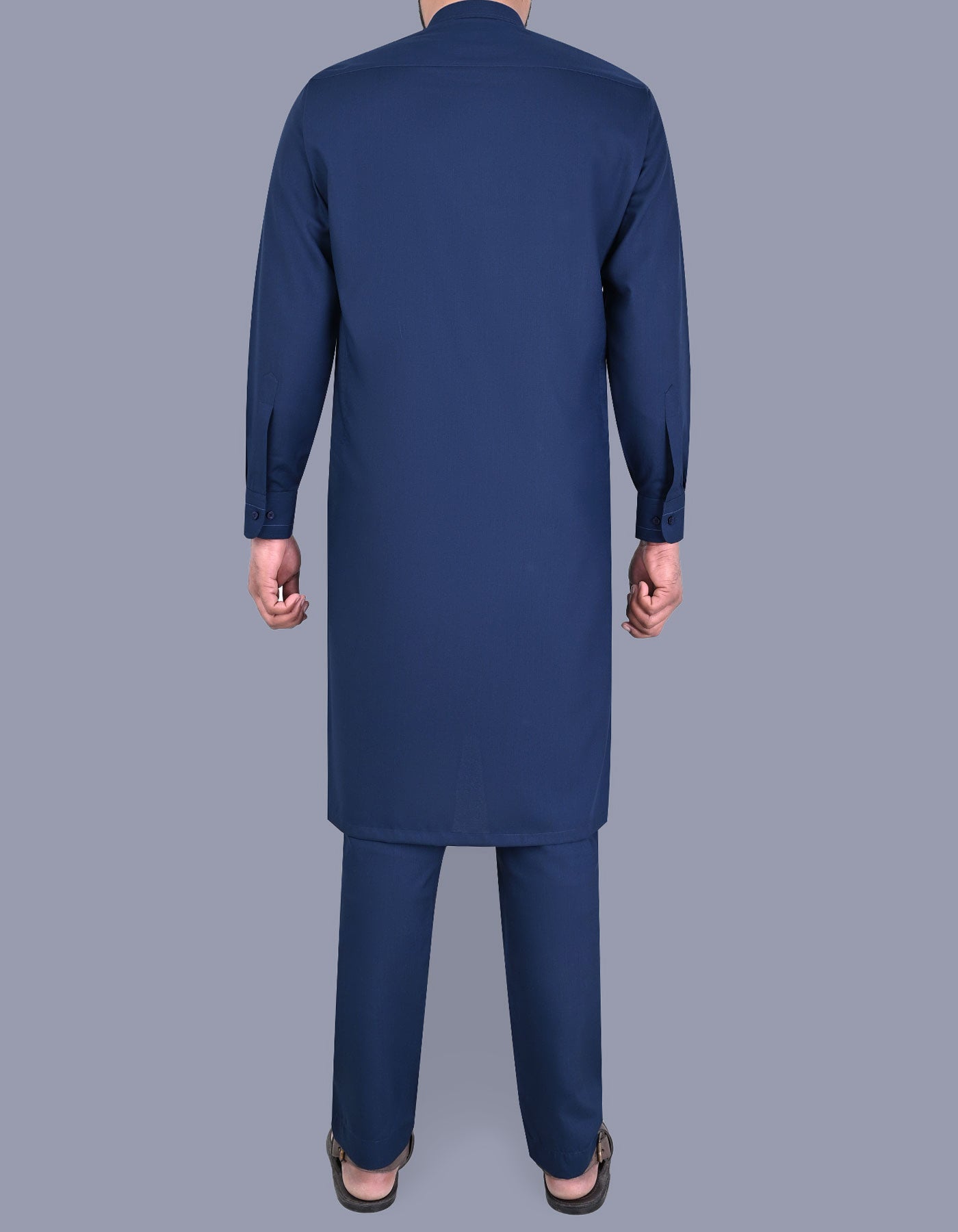 Navy Texture Kurta Pajama KP2400-3-L