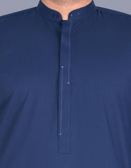 Navy Texture Kurta Pajama KP2400-3-S