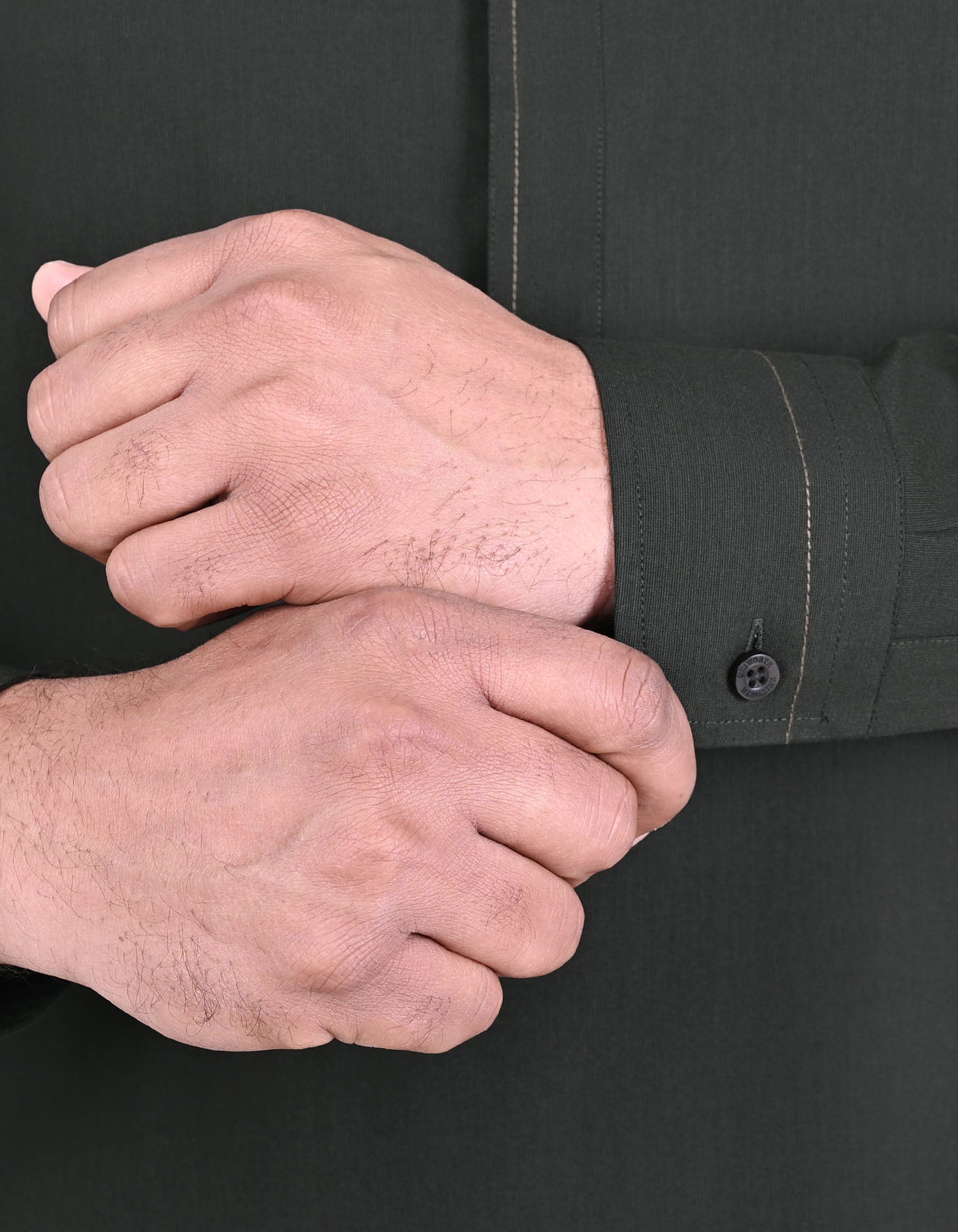 D Olive Texture Kurta Pajama KP2400-4-M